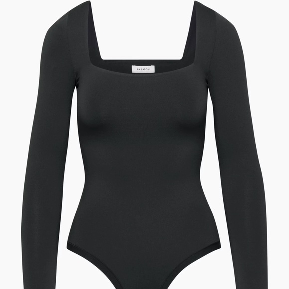 Aritzia Babaton Contour Women's Squareneck Bodysuit in Black (Size S) - Picture 1 of 3
